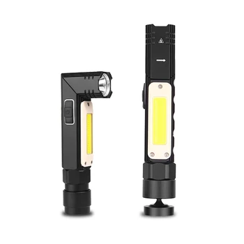 

10000LM LED Flashlight Ultra Bright Waterproof COB Light USB Rechargeable Torch Tail Magnet Work Light 90 Degrees Rotate Lamp