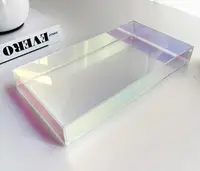 Acrylic Vanity Organizer Colorful Makeup Tray iridescent cosmetics Organizer Holder Storage Makeup Tray Solution 2