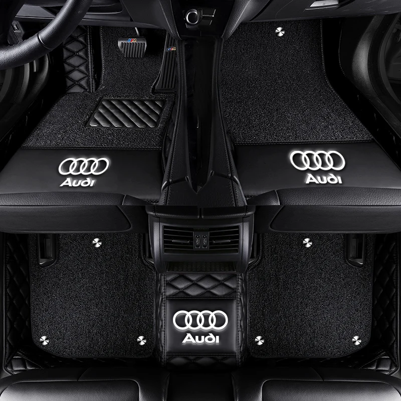 

Car Floor Mat For Audi tt mk1 mk2 a4 b8 b6 b7 b5 avant a5 q7 4l a3 sportback S5 S6 S7 S8 SQ5 Accessorie Floor Mat carpets