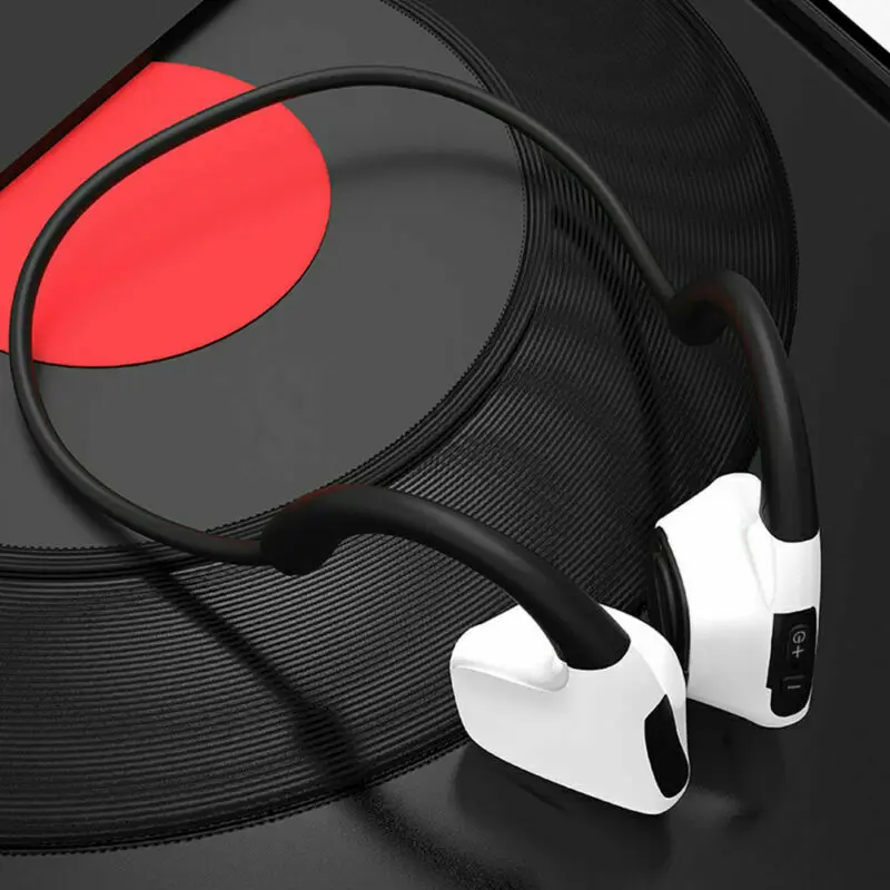 R9 костной проводимости Bluetooth наушники V5.0 гарнитуры Беспроводные спортивные наушники громкой связи беспроводные наушники для мобильного телефона
