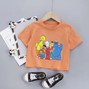 

Boy Girl Cartoon Summer Shirt Children T Shirt Infant Baby Clothing Cotton Tees Clothes Hot Selling