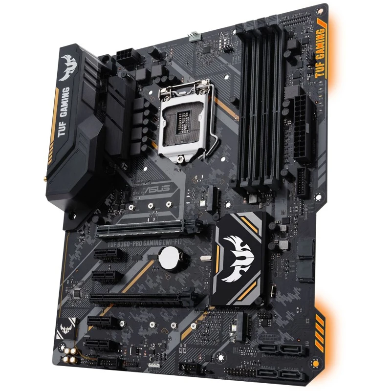 Motherboard Asus TUF B360-PRO GAMING(WI-FI) Soc-1151v2 Intel B360 4xDDR4 ATX AC'97 8ch(7.1) G