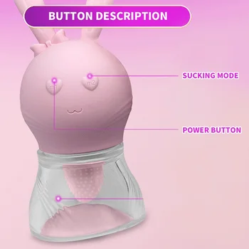 BODYPRO Tongue Licking Vibrator Breast Sucking Masturbation Clitoris Stimulation Nipple Massager Sex toys For Women 5