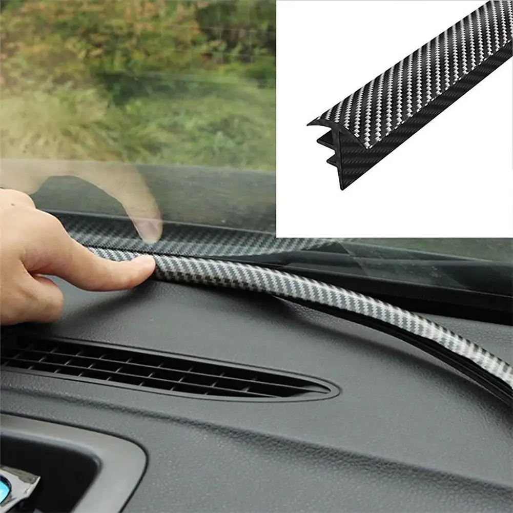 16mUniversalCarStylingDashboardSealingStickerStripInterior