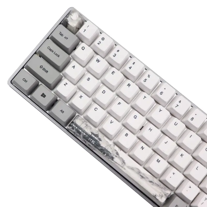 Механическая клавиатура PBT Cherry Blossom колпачки для клавиш с сублимационной печатью
