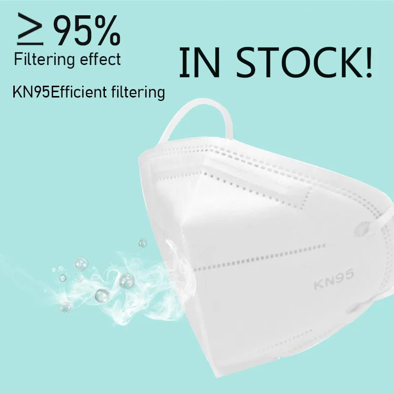

3/5pcs N95/KN95 Breathable Anti-haze Anti-pollution Dust Mask Reusable Face Mask Respirator Similar Functions As Ffp3 Masks