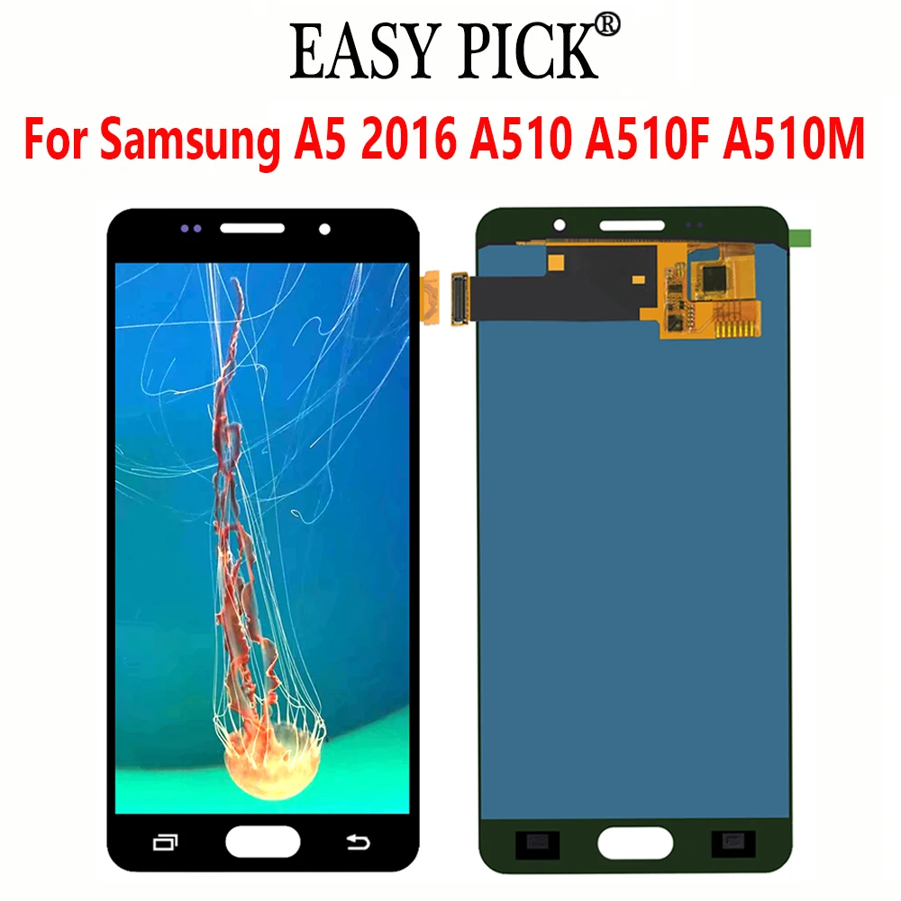 

For Samsung Galaxy A5 2016 A510 A510F A510M A5108 A510L A510Y A510F/DS LCD Display And Touch Screen Digitizer Assembly