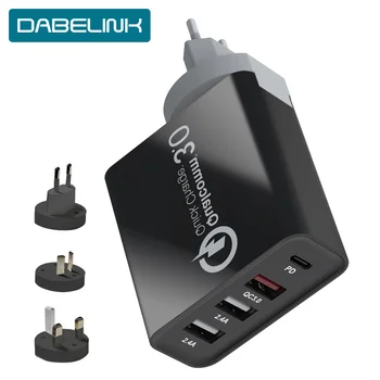 

USB C PD Charger Quick Charge 3.0 60W Type C Charge QC3.0 QC Wall Fast Phone Charger For iPhone 11 Pro Xiaomi Macbook Pro