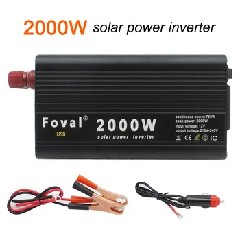 

2000W dual USB Charge Watt DC 12V To AC 220V Portable Car Power Inverter Charger Converter Adapter Modified Sine Wave