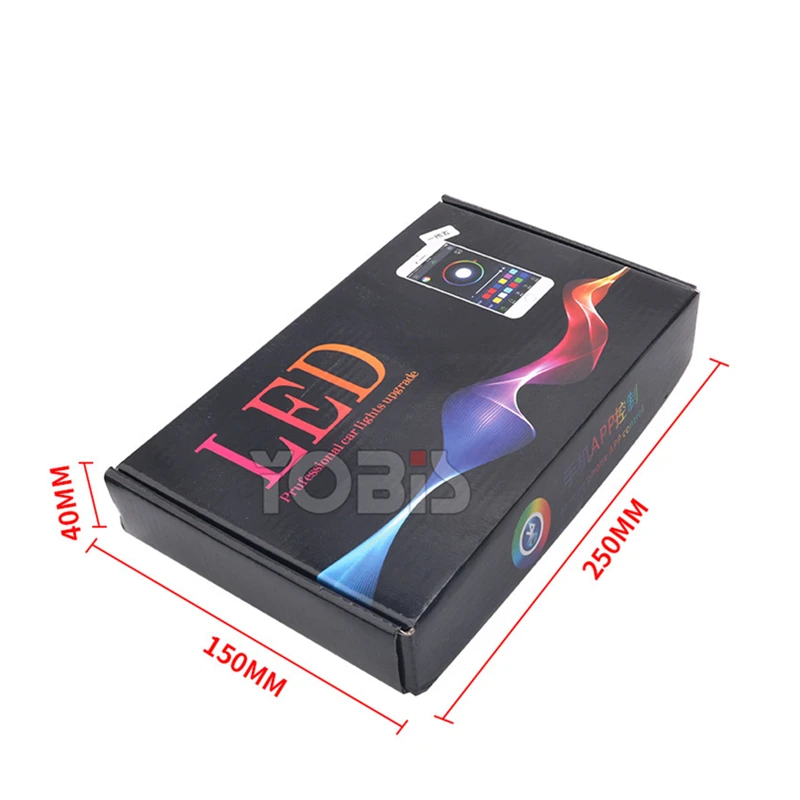 Неоновый светодиодный светильник 5 в 1 со звуком 6 2 м RGB разноцветный Bluetooth 12