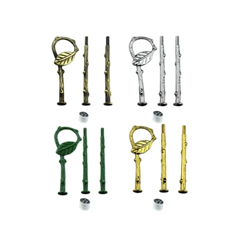 

Two Three Layers Cake Pan Holder Sticks Decor Cake Fruit Tea Candy Desert Pillar For 2 or 3-layer Stand Gold Silver Green Sticks