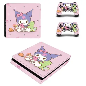 

Sanrio Kuromi PS4 Slim Stickers Play station 4 Skin Sticker Decal Cover For PlayStation 4 PS4 Slim Consol & Controller Skins