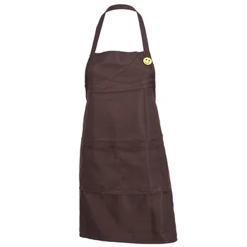 

Plain Apron with Front Pocket Kitchen Cooking Craft Baking Coffee