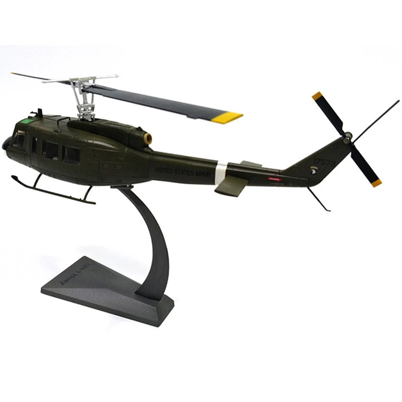 1/48 масштаб сплава транспортный вертолет UH-1 Iroquois самолет США Air Force Huey детские игрушки Детский подарок для коллекции