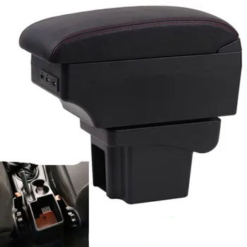 

For Chevrolet Niva armrest box universal car center console modification accessories double raised with usb