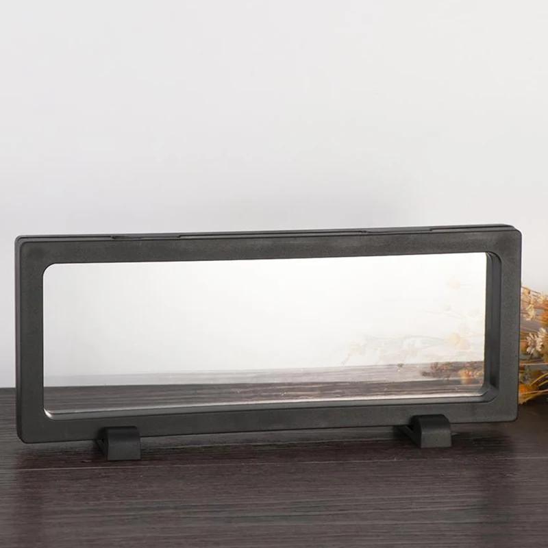 Caja de exhibición de monedas, funda con soporte para guardar joyas, contenedor de colección de monedas transparentes de 180x90mm que muestra la fama ► Foto 3/5