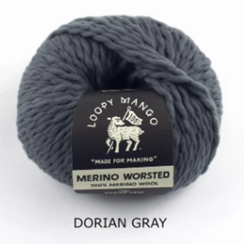 

Loopy Mango merino worsted Yarn 100% Merino Wool Yarn soft and warm Handknitting Yarn