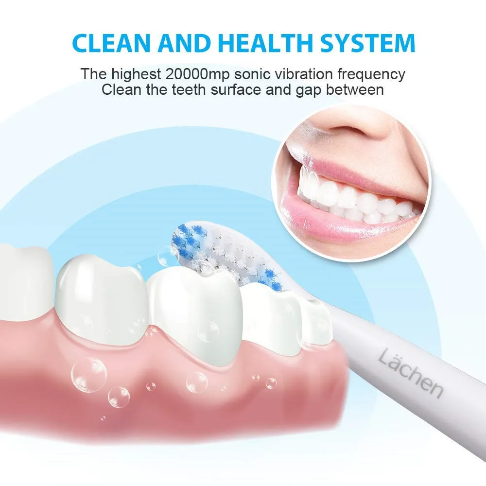 lachen Electric Toothbrush Rechargeable buy one get one free Sonic Toothbrush 5 Mode Travel Toothbrush with 8 Brush Head Gift lachen Electric Toothbrush Rechargeable buy one get one free Sonic Toothbrush 5 Mode Travel Toothbrush with 8 Brush Head Gift