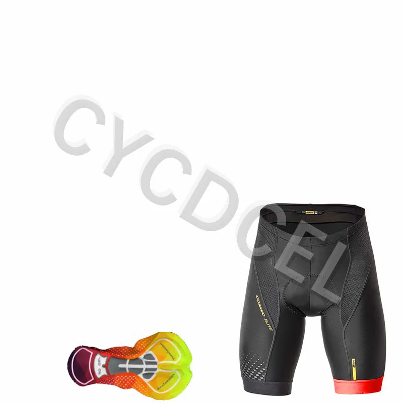 Shorts 14 Mavic, новинка, комплект из Джерси для велоспорта, мужские летние топы с коротким рукавом, дышащая одежда для велоспорта, 16D, гелевые шорты с нагрудником, спортивная одежда - Цвет: Shorts 14