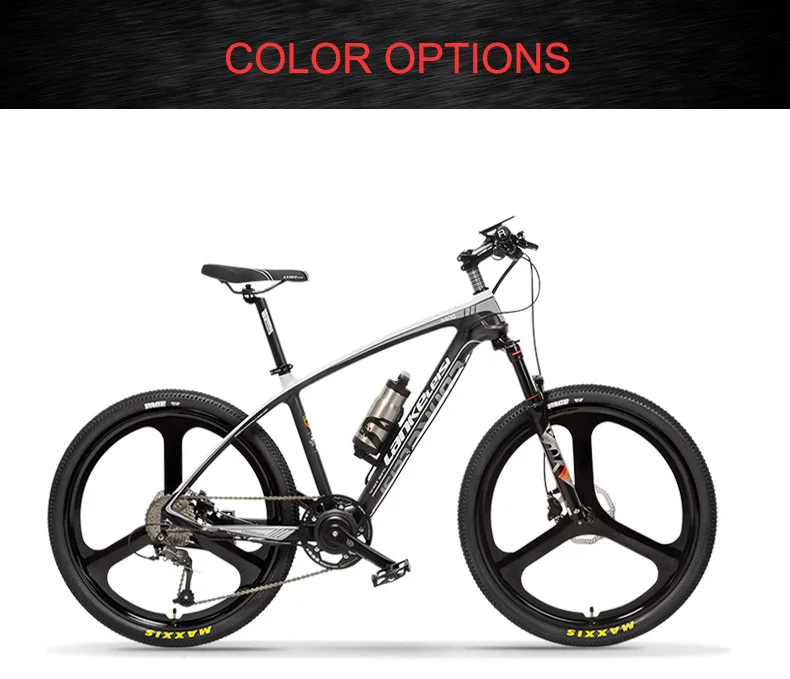 Sale S600 9 Speed Electric Mountain Bike Oil & Gas Lockable Suspension Fork 240W 36V Battery Carbon Fiber Frame Torque Sensor Syetem 17