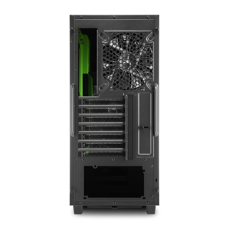 Корпус Sharkoon DG7000-G green ATX, mATX, Mini-ITX, Midi-Tower, 2xUSB 2.0, 2xUSB 3.0, Audio, 3x140mm fan, без БП, led blue