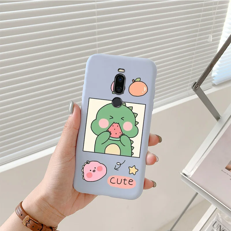 Cute Animal Pattern Phone Cover For Meizu X8 Case Cartoon Soft Silicone Painted Shell Shockproof Protection Bags 