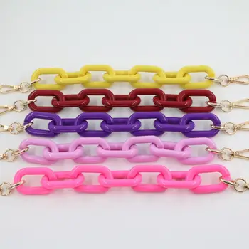 

40 cm Big Ring Detachable Replacement Shoulder Strap Bag Fish Bone Acrylic Resin Handbag Chain Strap Bands Bag Accessories