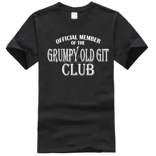 Прикольные футболки мужские Grumpy Old Git Футболка папа дедушка дядюшка футболка С