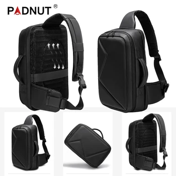 

3IN1 Business Bag Handbag Men Crossbody Bags For Men Nylon Business Chest Bag Small Mini Travel Waterproof Hand Bag Laptop 12