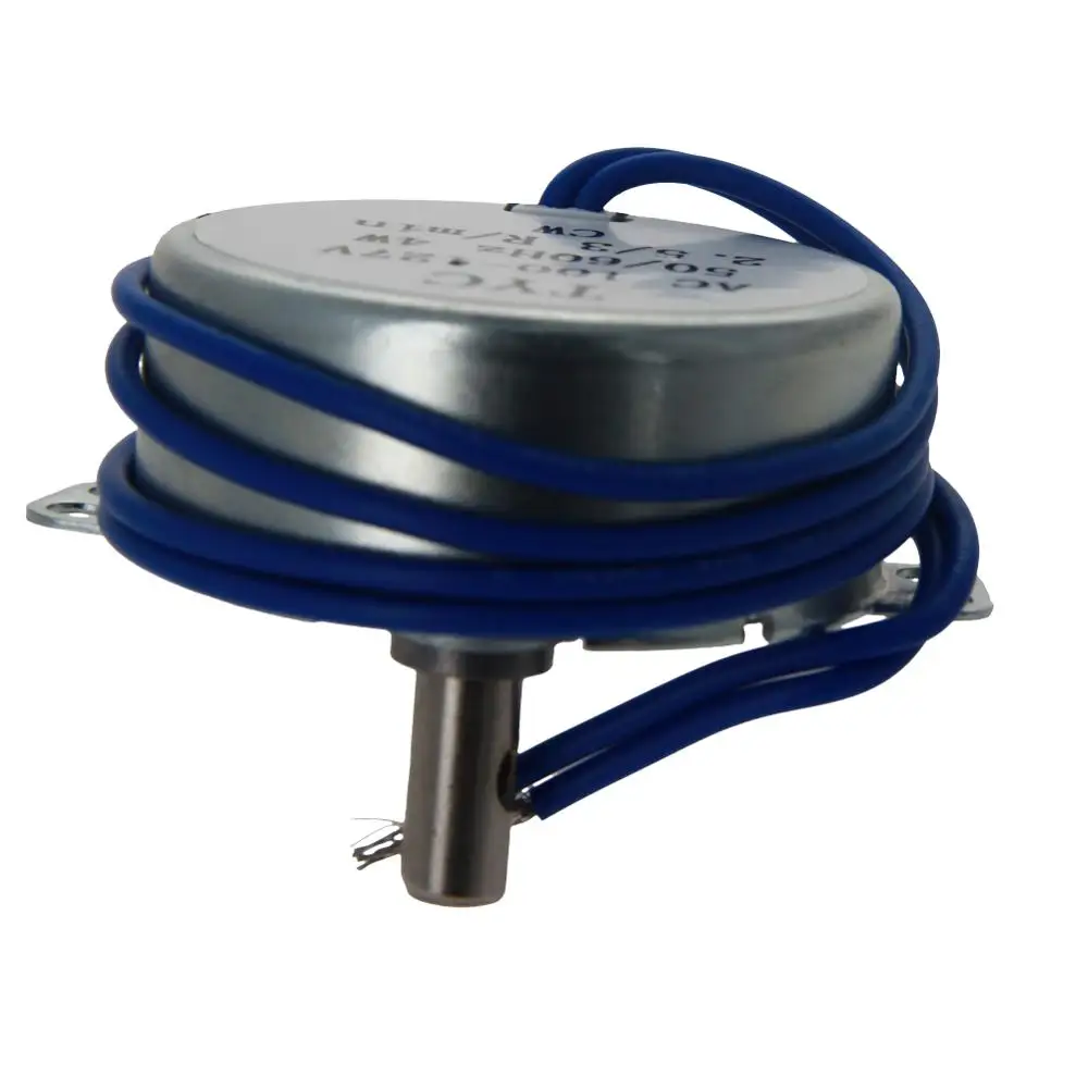 

Fielect 1/2pcs Silver Gray Metal Plastic Material Synchronous Motor Power 4W Voltage 110V Steering CW Household Motors TYC-50S