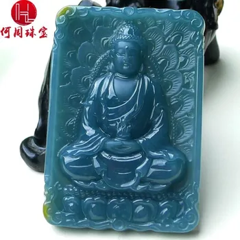 

Hezhou jewelry!Myanmar natural jade!Beautifully hand-carved!Guanyin pendant!Exquisite workmanship!58.87g