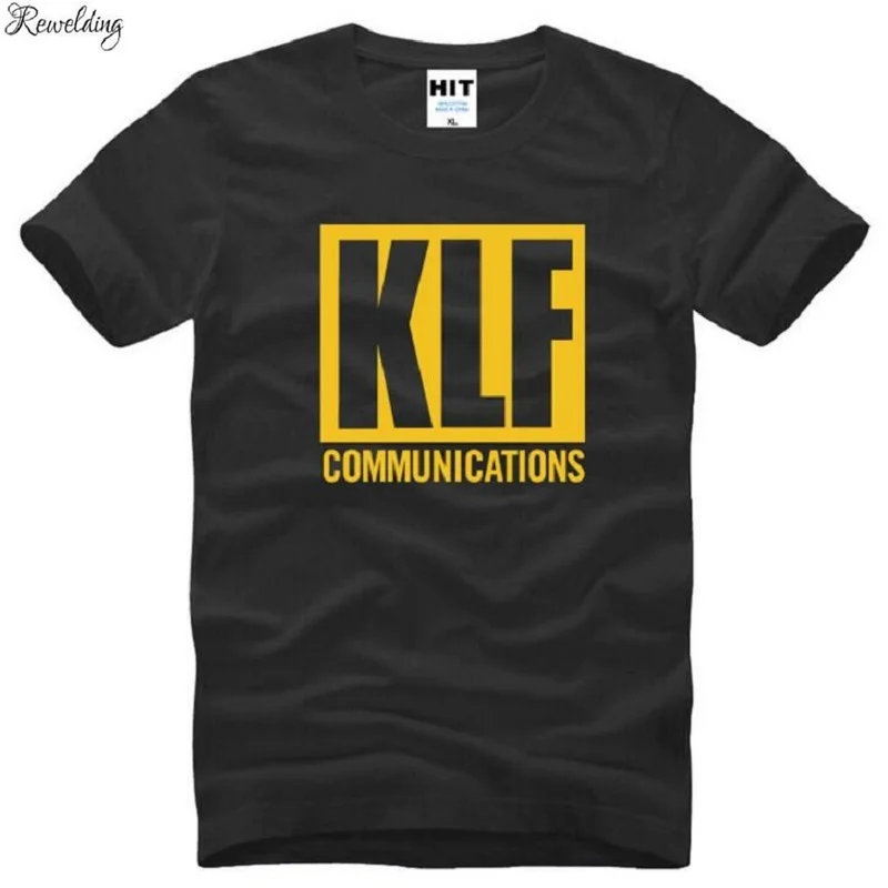 The KLF Communications Rock T Shirt Men Hip Hop Short Sleeve O Neck Cotton Man T-Shirt Cool Tee Homme Camisa Masculina | Мужская одежда