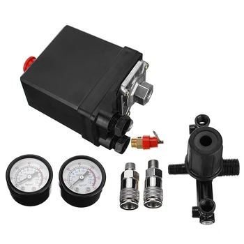 

Pump Air Compressor With Gauge 220V/380V 1.2" External Thread Replacement Part Switch Pressure control
