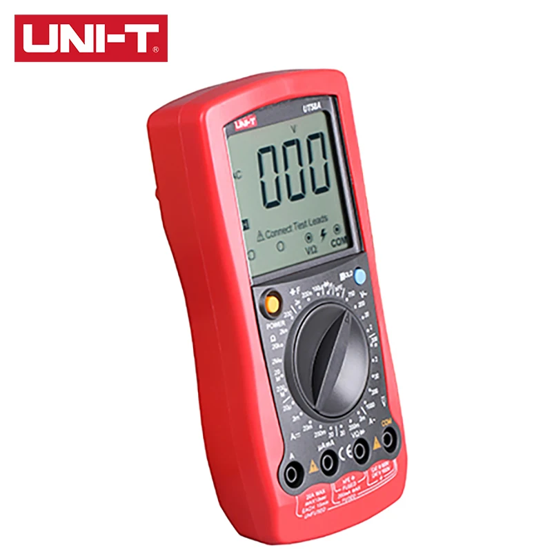 UNI T UT58A/UT58B/UT58C/UT58D/UT58E Цифровой мультиметр хранение данных 2000 Дисплей Отсчет