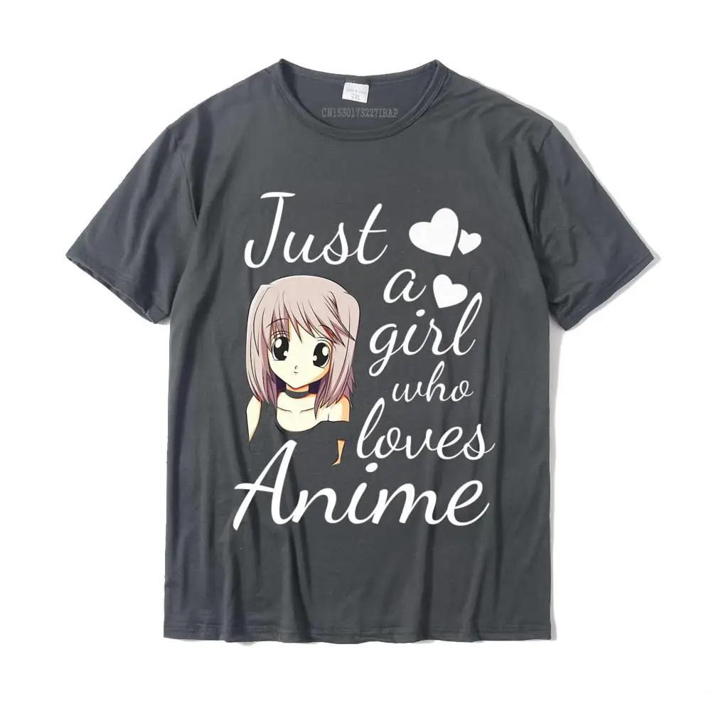  Funny Tops T Shirt Fashionable Short Sleeve Mens T-shirts TpicOriginaltitle Normal Summer Fall T Shirts Round Collar Teenage Girl Anime Shirt   Just a Girl Who Loves Anime__35553 carbon