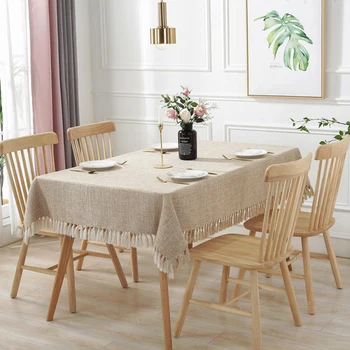 

Solid Color Table Cloth Decoration Table Cover Dining Coffee Tablecloths Banquet Furniture Dustproof Cover Background Obrus