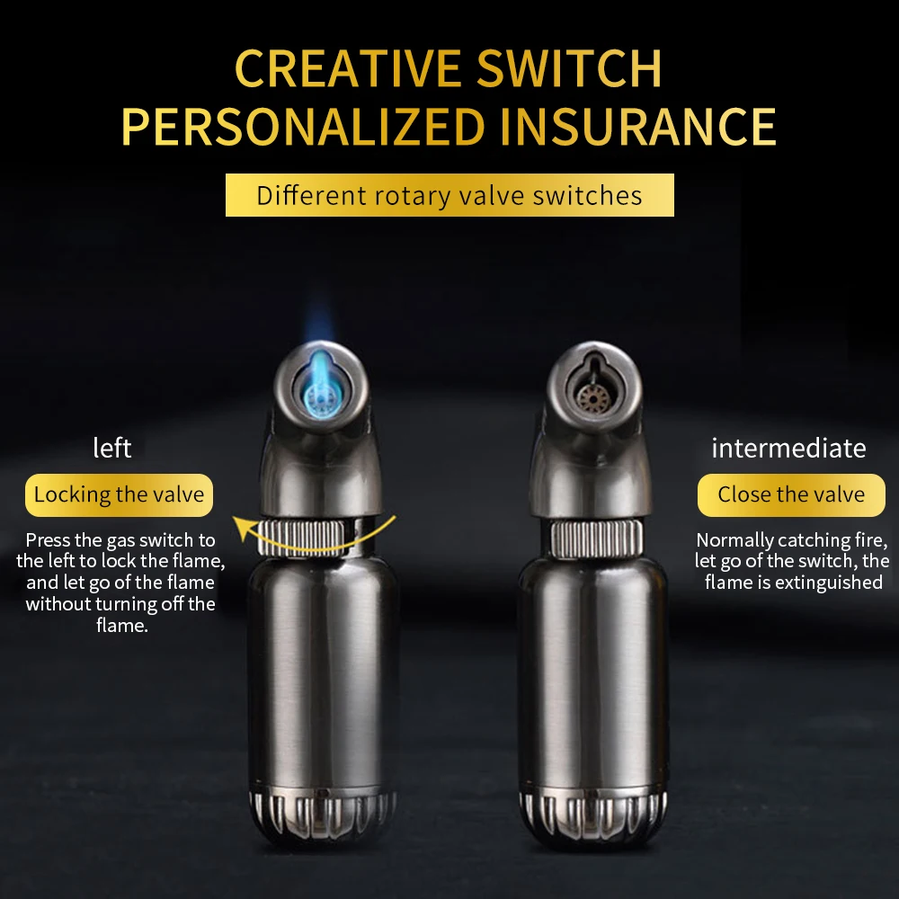 Gas Propane Torch Flame BBQ Lighter Turbotorch Blow Torch Tig Flamethrower Weldingtorch Welding Cooking Soldering Torch Gun