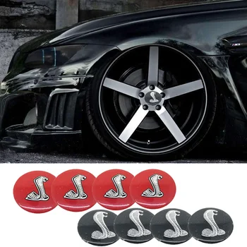 

56.5mm Car Wheel Center Hub Cap Stickers Auto Styling for Ford Mondeo Ecosport Mustang V6 F150 Kuga Escape Decor Accessories