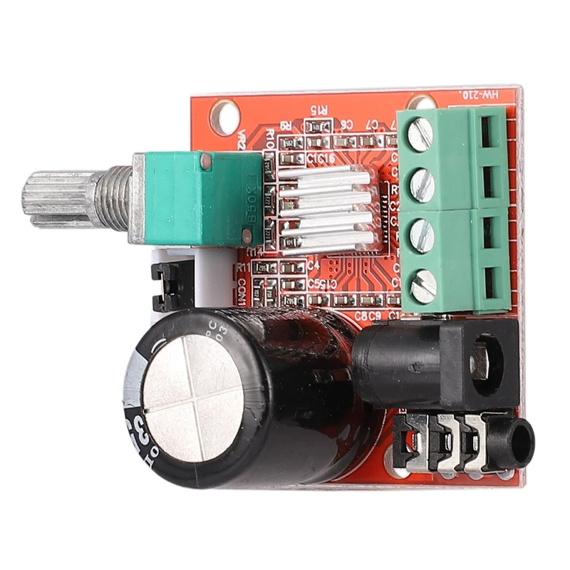 12 В мини Hi-Fi PAM8610 аудио стерео усилитель доска 2X10 Вт двухканальный D Класс модуль