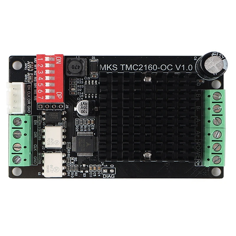 HOT-3D принтер MKS TMC2160_OC высокомощный Драйвер шагового двигателя с высоким крутящим моментом и бесшумным полностью совместимым TMC5160Motion
