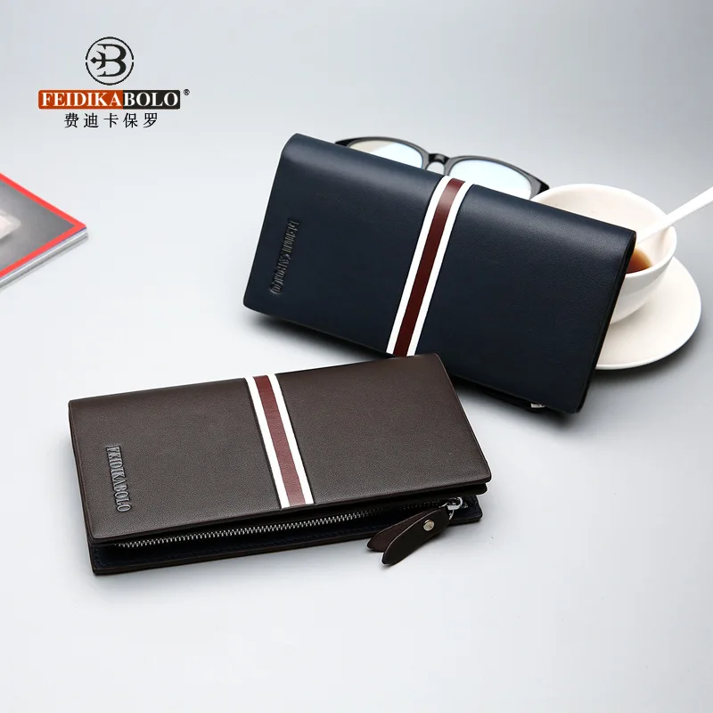 

2019 New Style Men Business Zipper Handbag Men's Bag Large Capacity Handbag Youth Men's Multi-functional Clutch Bag