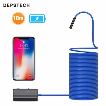 

DEPSTECH WF020 1200P Semi-rigid WiFi Endoscope HD Camera 2.0 Megapixel CMOS IP67 Waterproof Snake Camera for IOS / Android