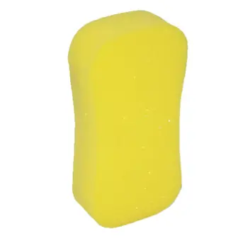 

2 Pcs Yellow Car Wash Sponge Extra Soft Large Size Washing Cellulose Absorbent G99F
