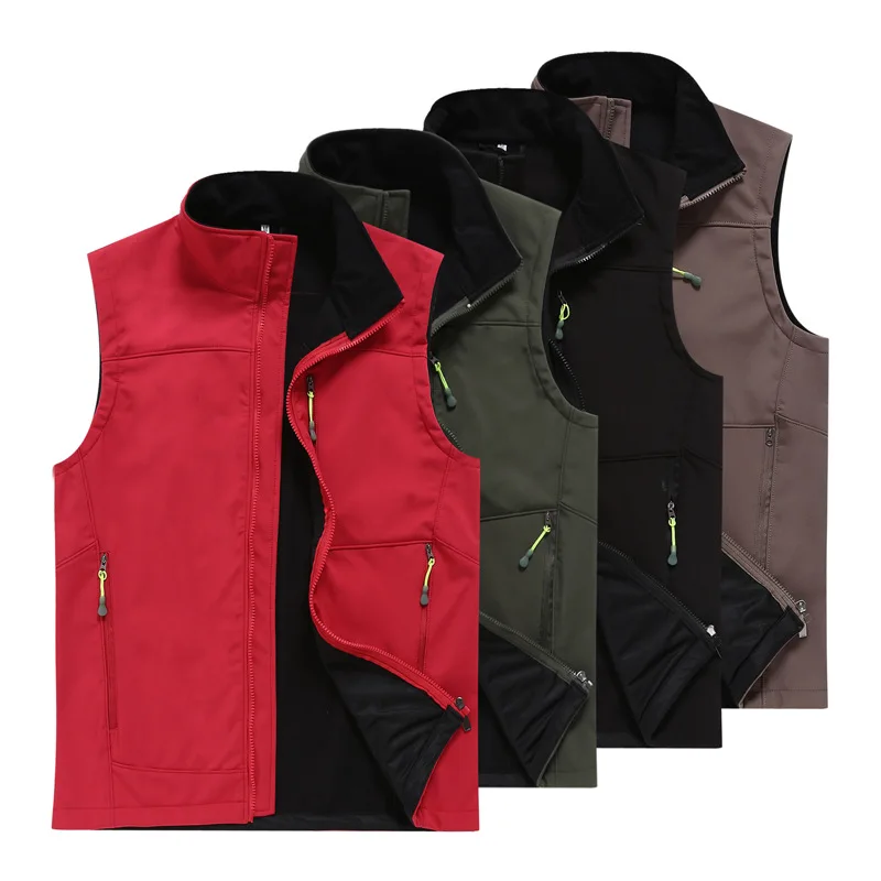 Настраиваемые группы активного отдыха плащ куртка Мягкая Оболочка жилет волонтер Тур друзья заряд жилет Сделано