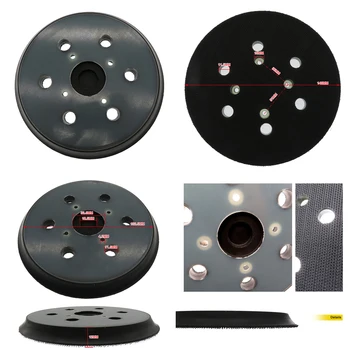 

100pcs wholesale Backing pad - 6" Sanding pad 6 holes Sanding Disc Hook & Loop Abrasive Backup disc Pad