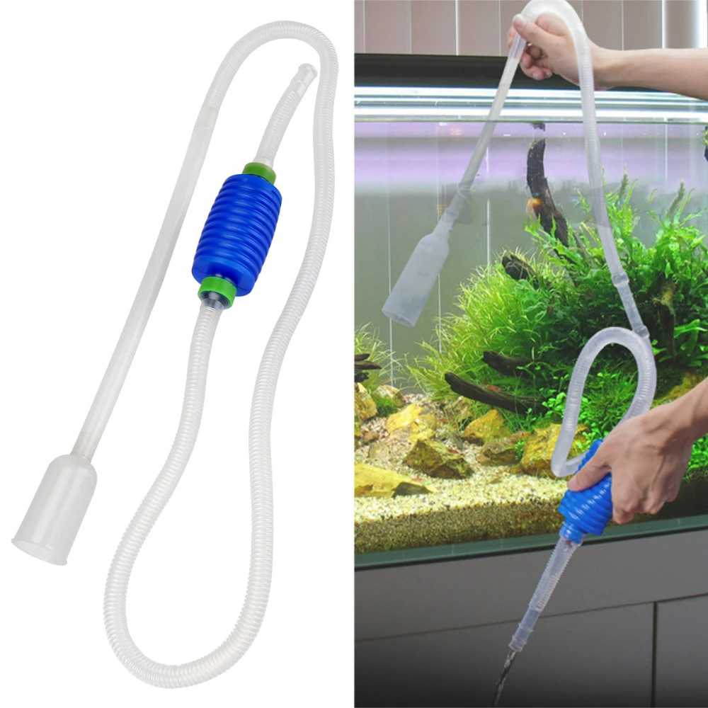 水族館用砂利掃除機 1 8m サイフォンポンプ 手動掃除機 Cleaner Siphon Fish Aquarium Vacuumgravel Vacuum Aliexpress