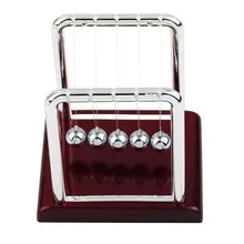1Pc Early Fun Development Educational Desk Toy Gift Newtons Cradle Steel Balance Ball Physics Science Pendulum Christmas gifts