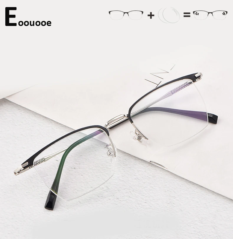

Men Optical Eye Presbyopia Myopia Frame Women Prescription Glasses Small Circle for High Degree Red Purple Frame