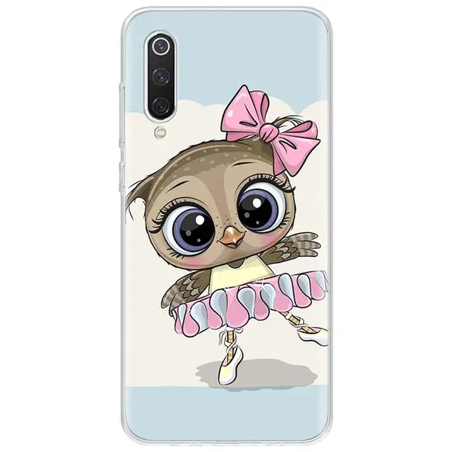 Baby Cute Owl Lover Cartoon Candy Winter Phone Case For Xiaomi Redmi Note 10S 9S 8T 11 10 9 8 Pro 9T 9A 9C 8A 7A 7 6 5 S2 Clear TB341-8