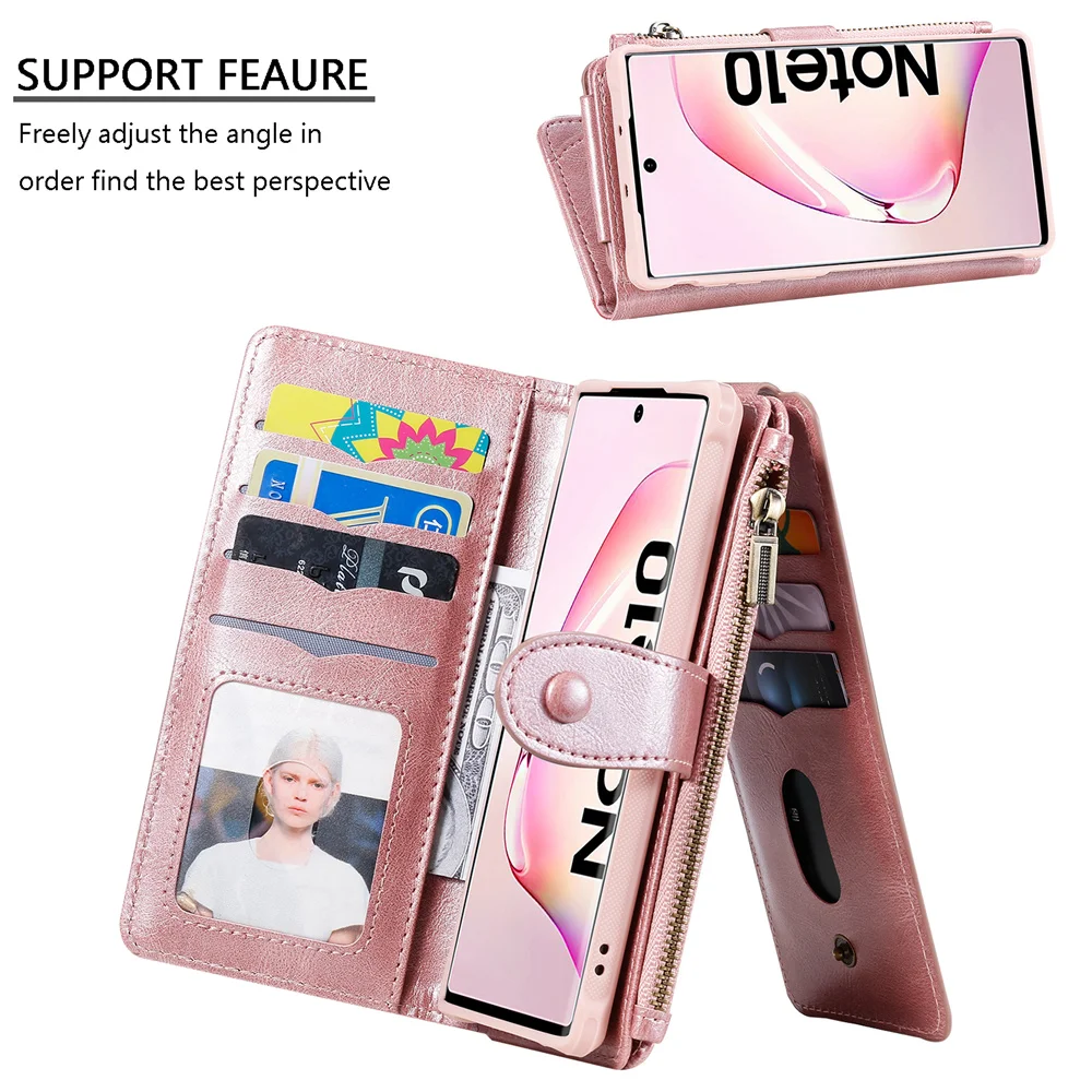 Luxury Detached Wallet For Samsung S20 Ultra Leather Flip Case For Samsung Galaxy S8 S9 S10 E 5G Note 8 9 10 + Plus Phone Cover Luxury Detached Wallet For Samsung S20 Ultra Leather Flip Case For Samsung Galaxy S8 S9 S10 E 5G Note 8 9 10 + Plus Phone Cover